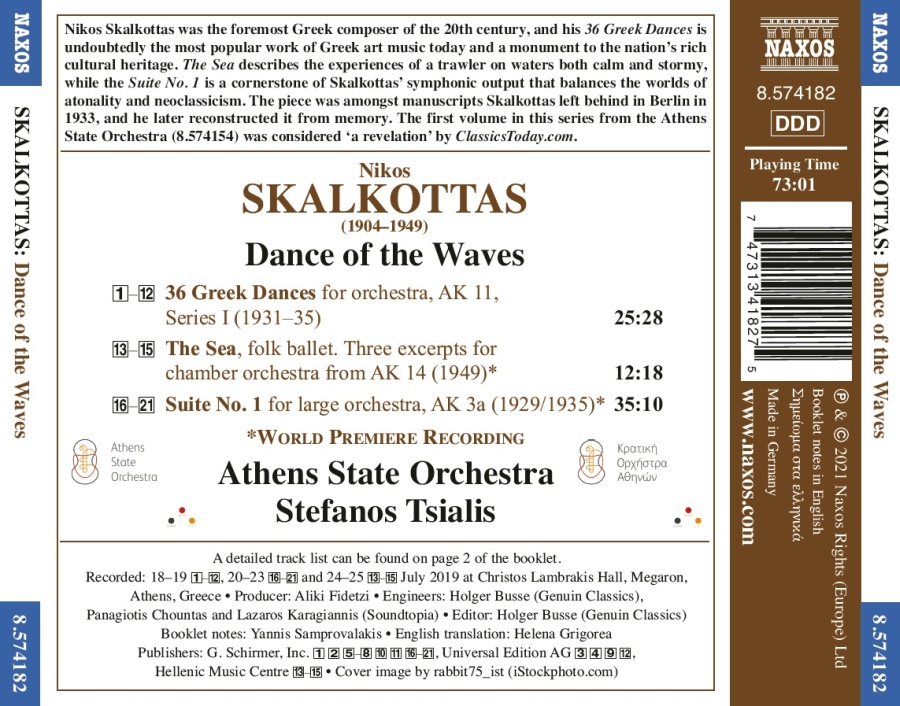 Skalkottas: Dance of the Waves - slide-1