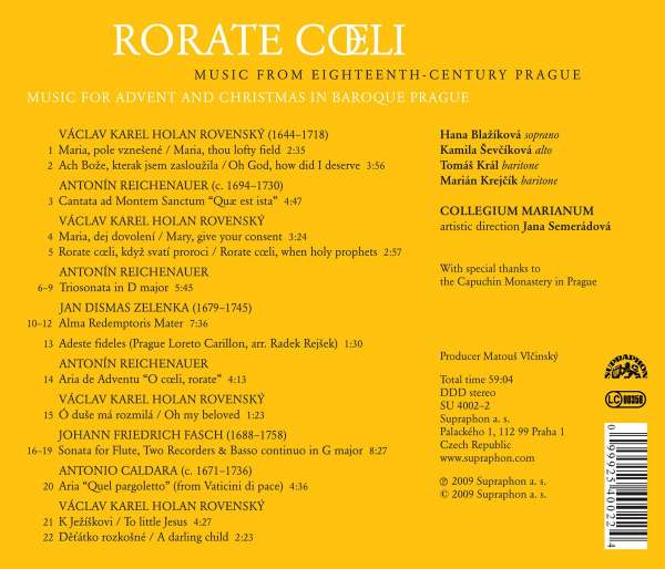 Rorate Coeli: Advent and Christmas in Baroque Prague - slide-1