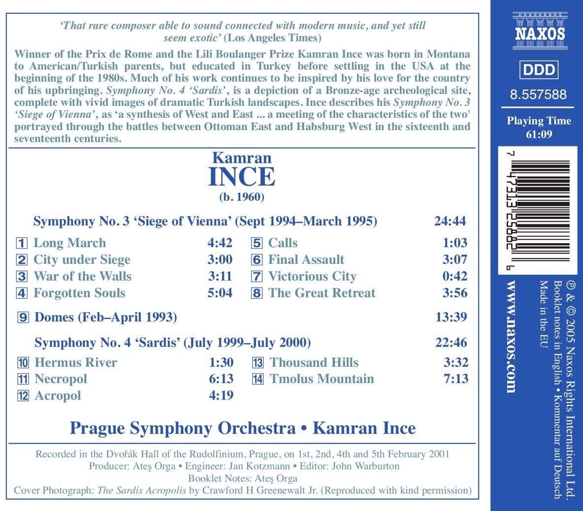 INCE: Symphonies 4 & 5 - slide-1