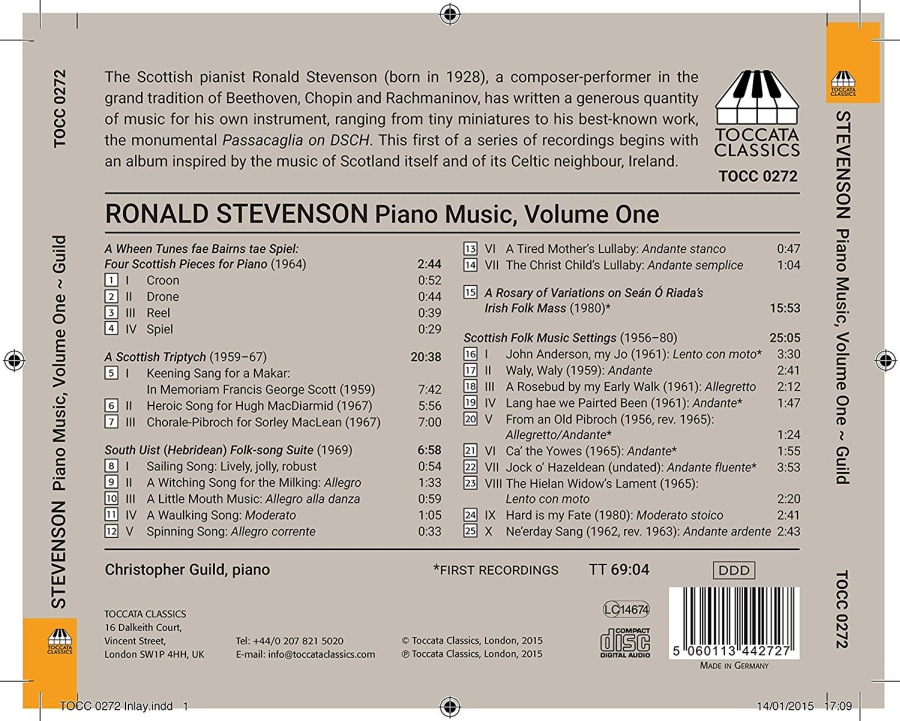 Stevenson: Piano Music Vol. 1 - A Celtic Album - slide-1