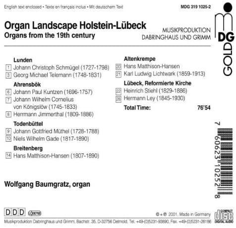 Organ Landscape: Holstein-Lubeck, Volume 2 - slide-1