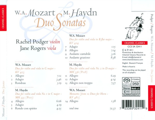 Mozart & Michael Haydn: Duo Sonatas - slide-1