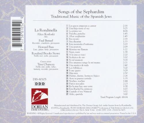 Songs of the Sephardim - slide-1