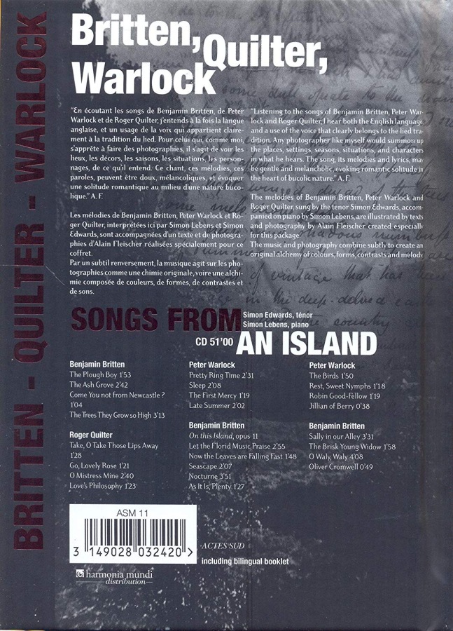 Britten, Quilter, Warlock: Songs from an Island - slide-1