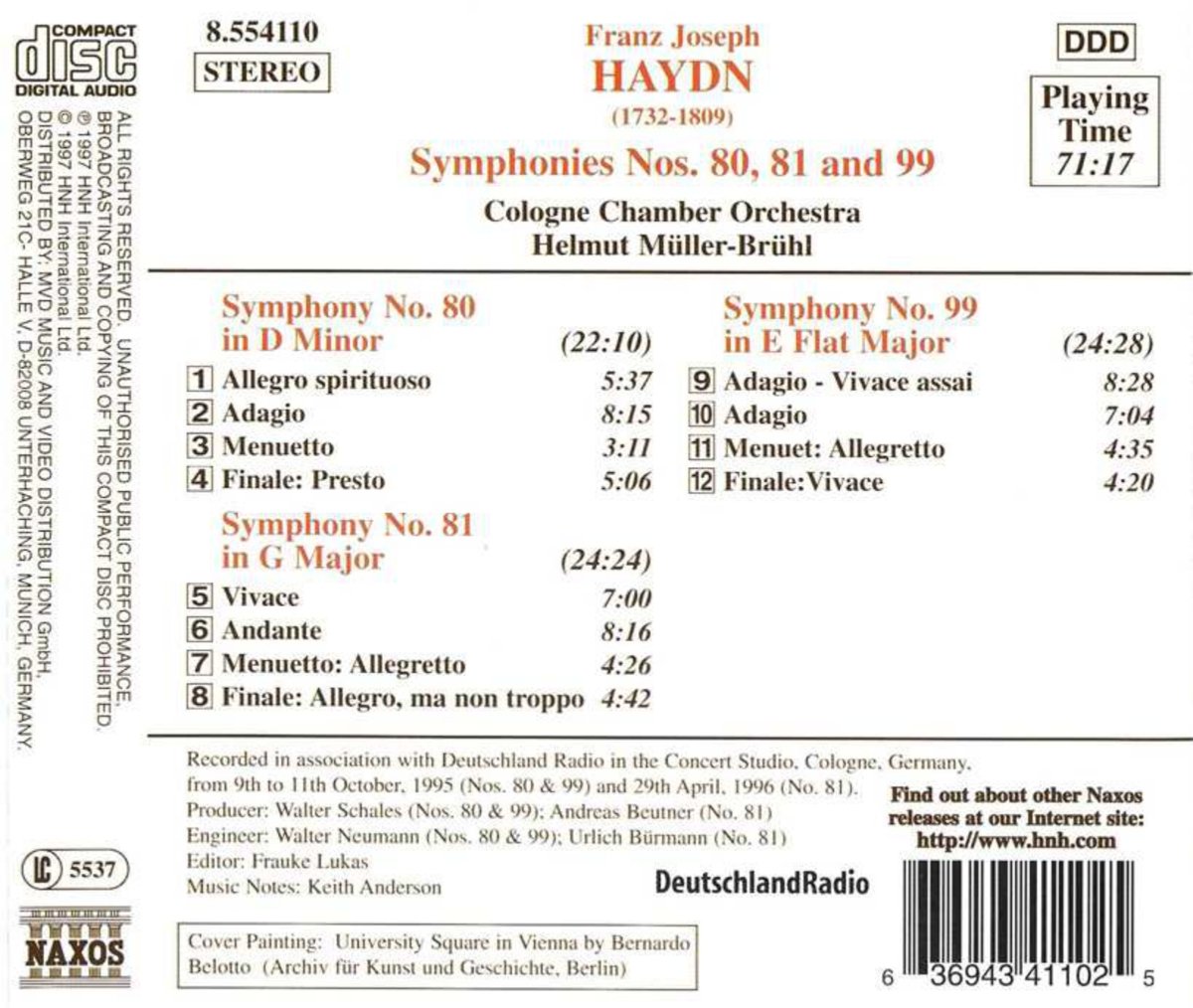 HAYDN: Symphonies nos.80, 81 - slide-1