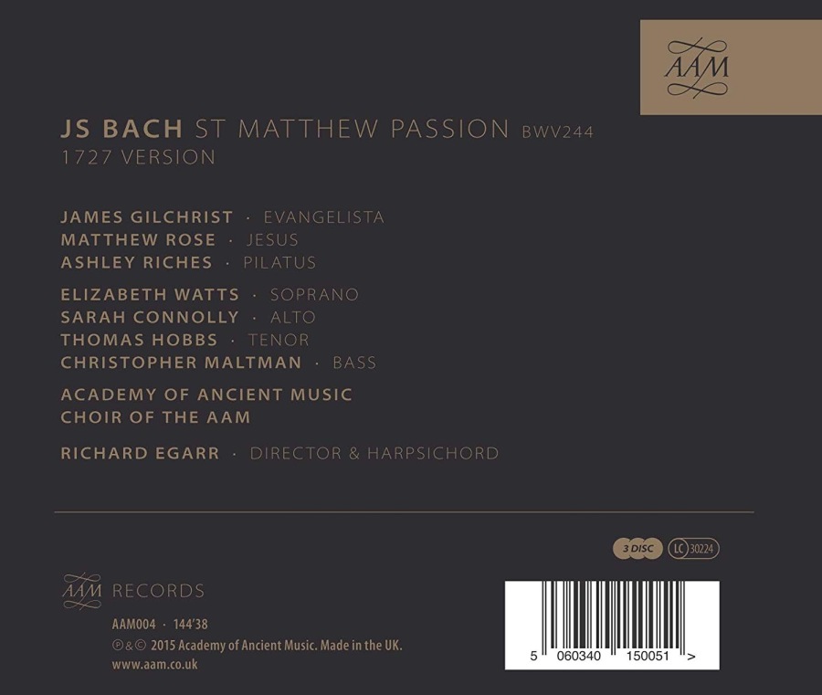 Bach: St Matthew Passion BWV 244 - slide-1