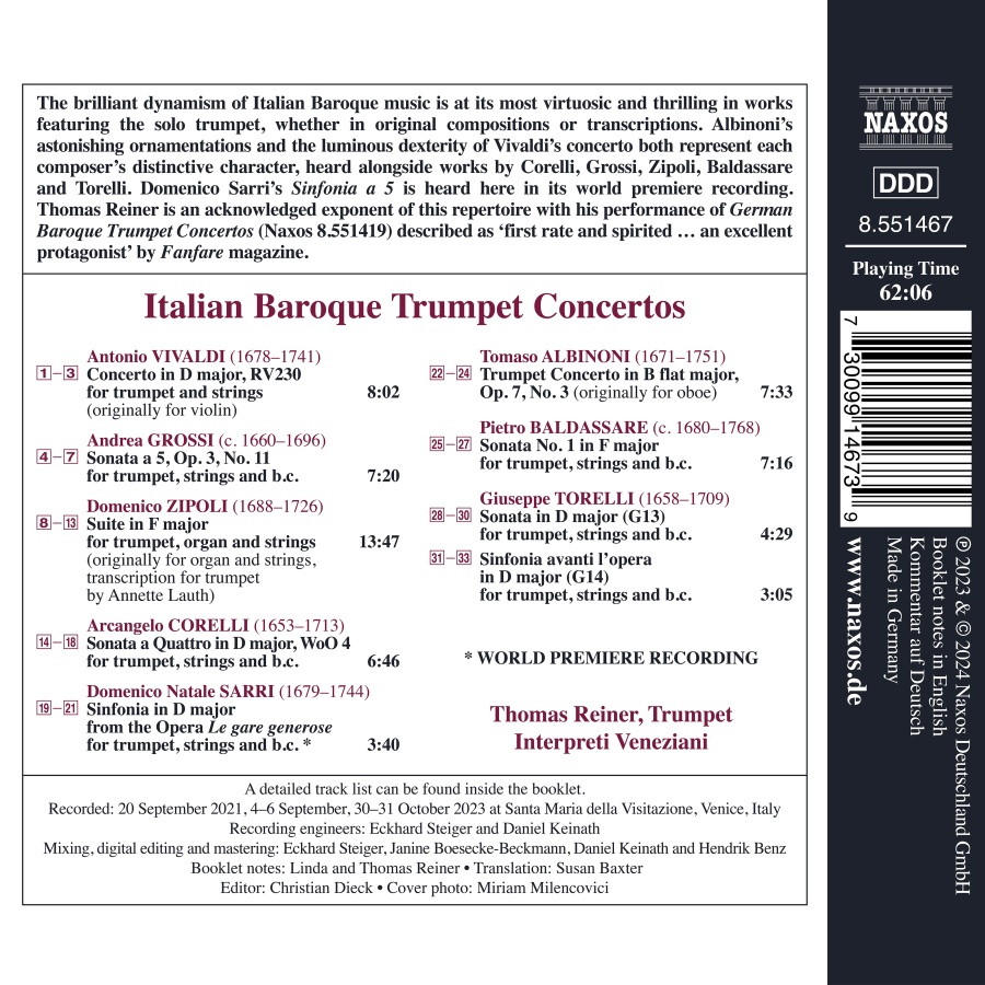 Italian Baroque Trumpet Concertos - slide-1