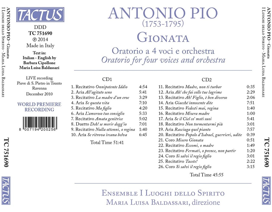 Pio: Gionata (Oratorium) - slide-1