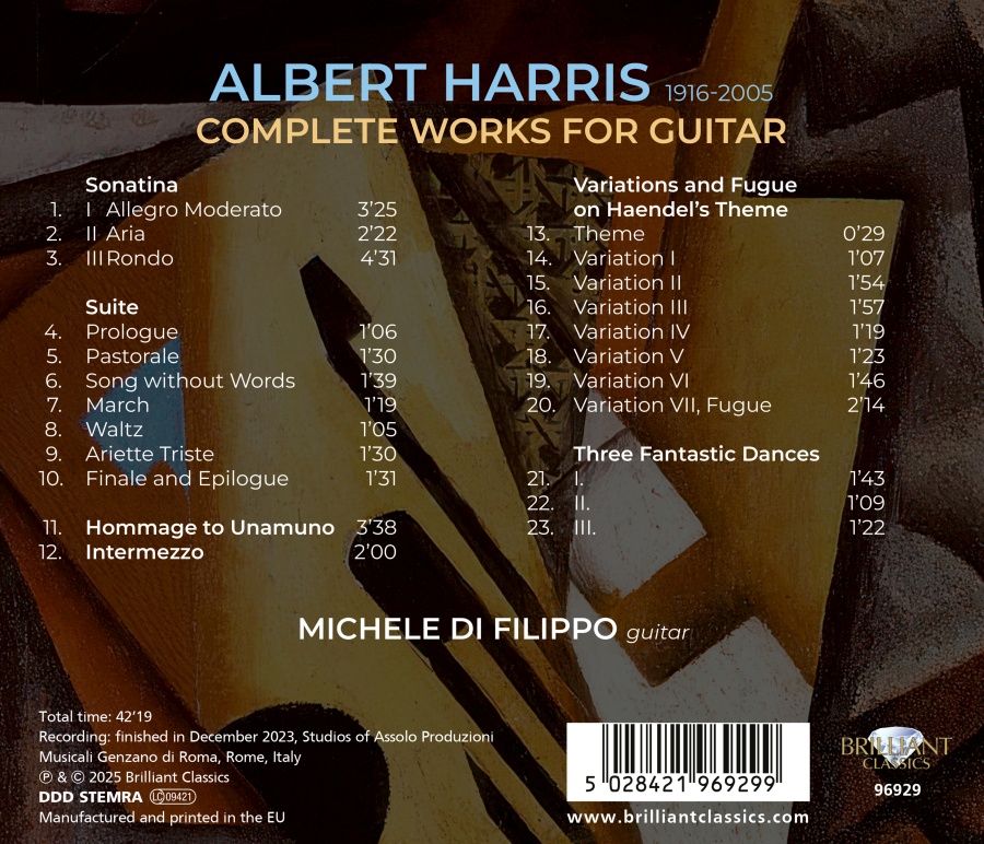 Harris: Complete Works for Guitar - slide-1