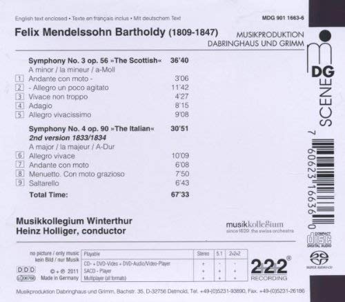 Mendelssohn: Symphonies Nos. 3 & 4 - slide-1