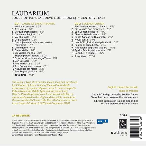 Laudarium, Songs of Popular Devotion from 14th-Century Italy - slide-1
