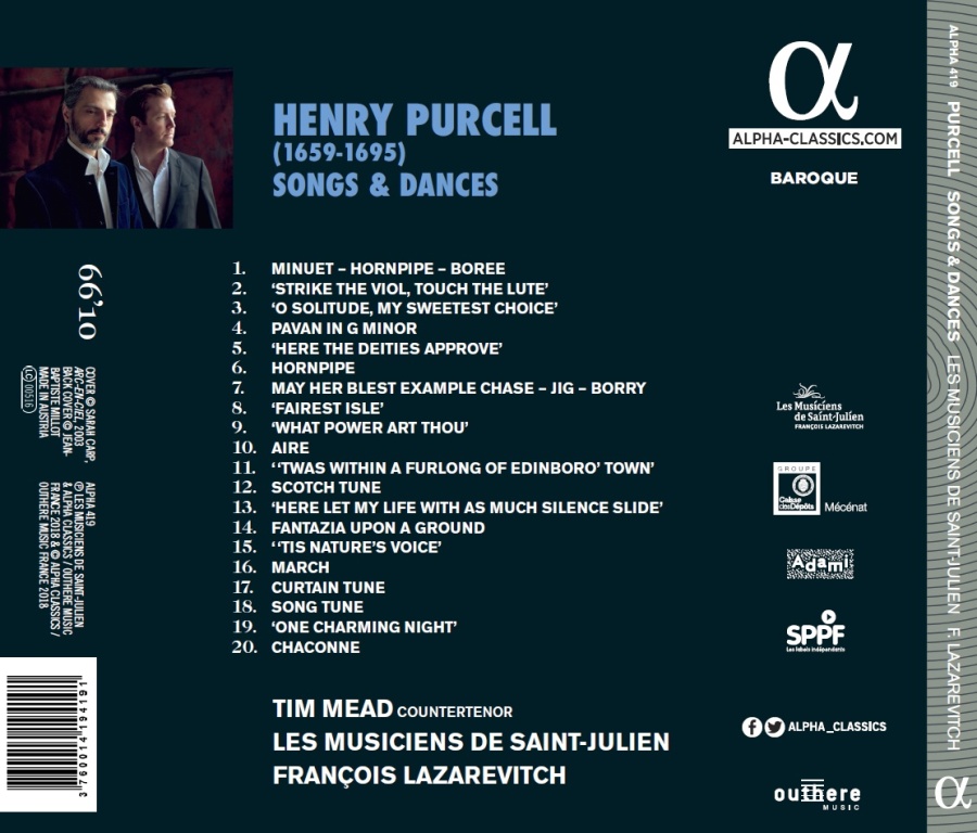 Purcell: Songs & Dances - slide-1