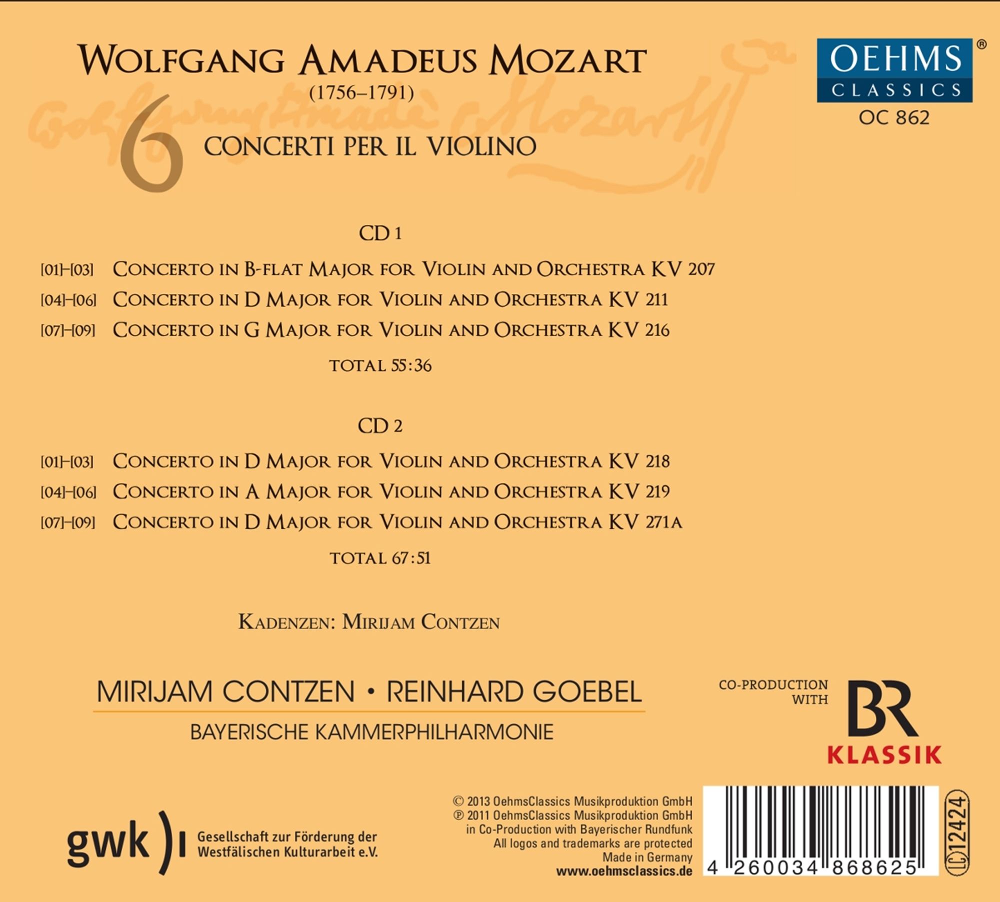 Mozart: 6 Concerti Per Il. Violino - slide-1