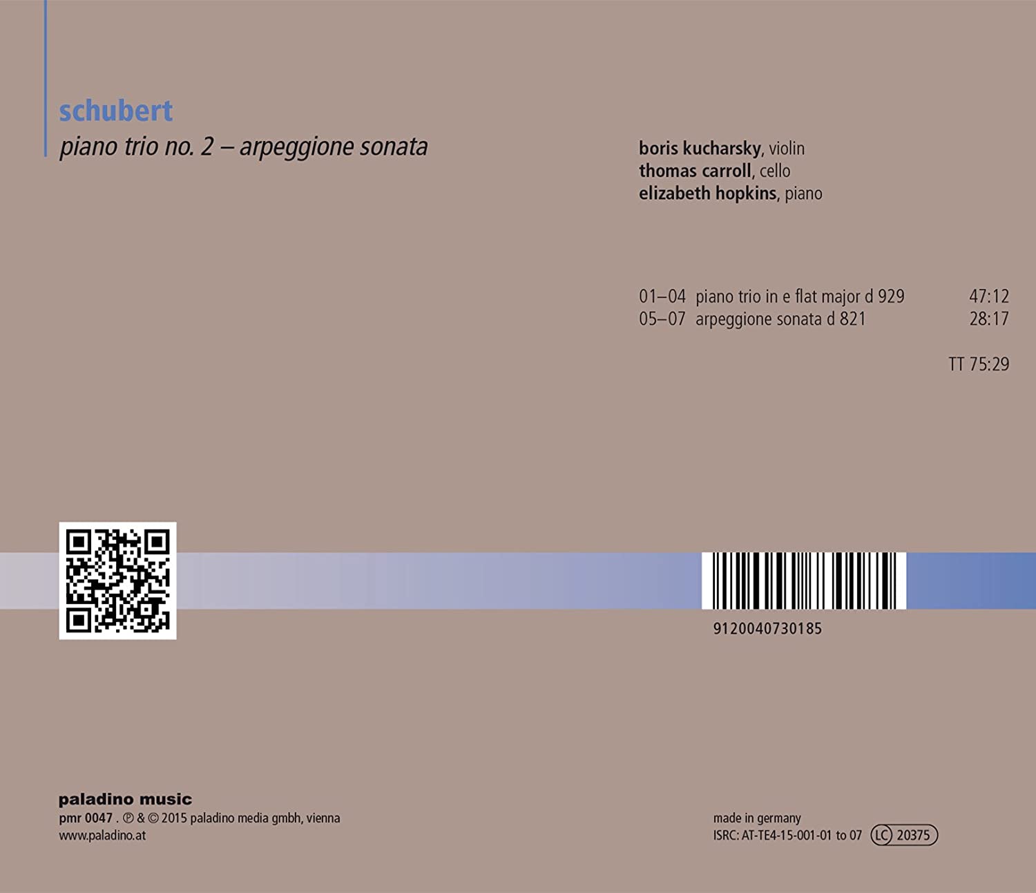 Schubert: Piano Trio No. 2 Arpeggione Sonata - slide-1
