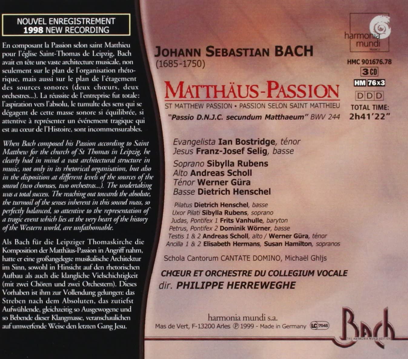 Bach: Matthaus Passion BWV 244 - slide-1