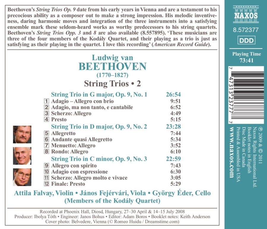 Beethoven: String Trios Op. 9 - slide-1