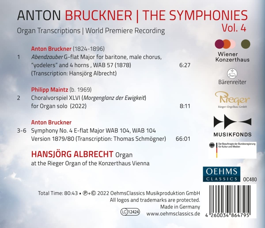Bruckner: Symphony No. 4 - Organ Transcription - slide-1