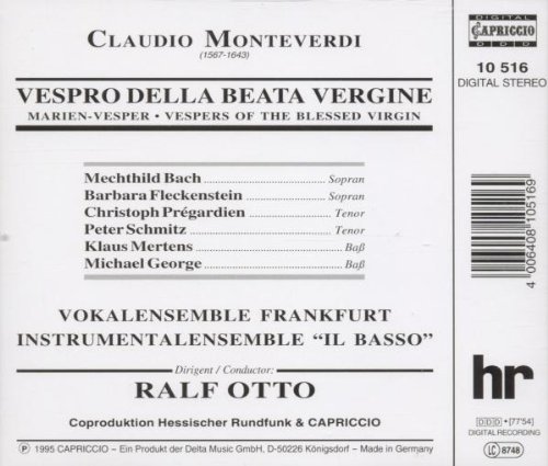 Monteverdi: Vespro della beata Vergine (1610) - slide-1