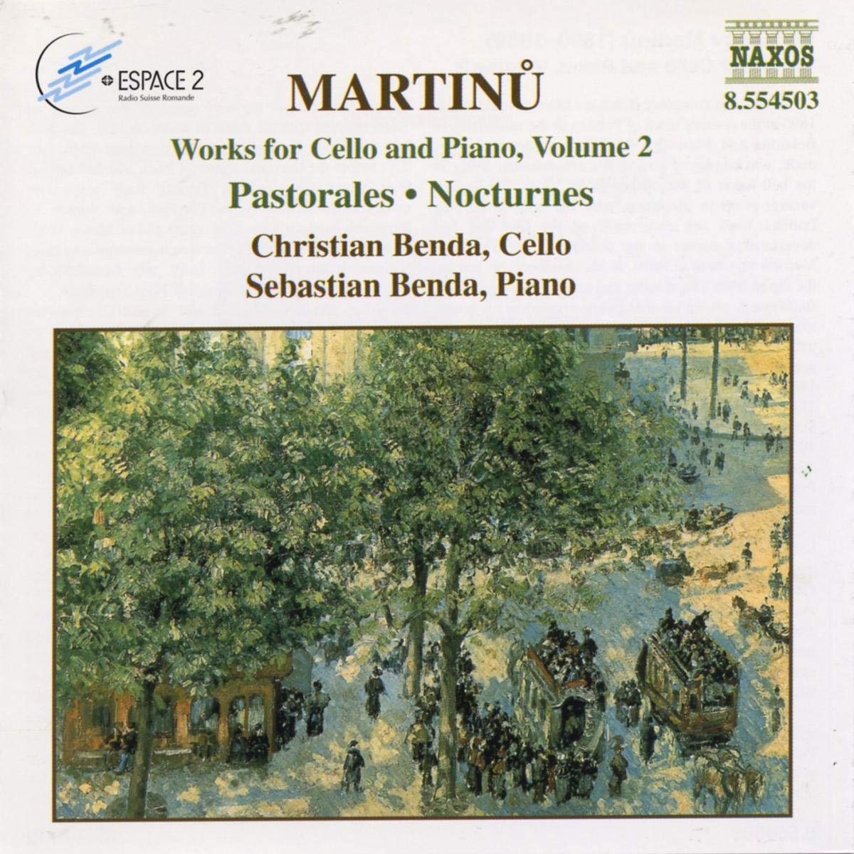 MARTINU: Works for Cello vol. 2