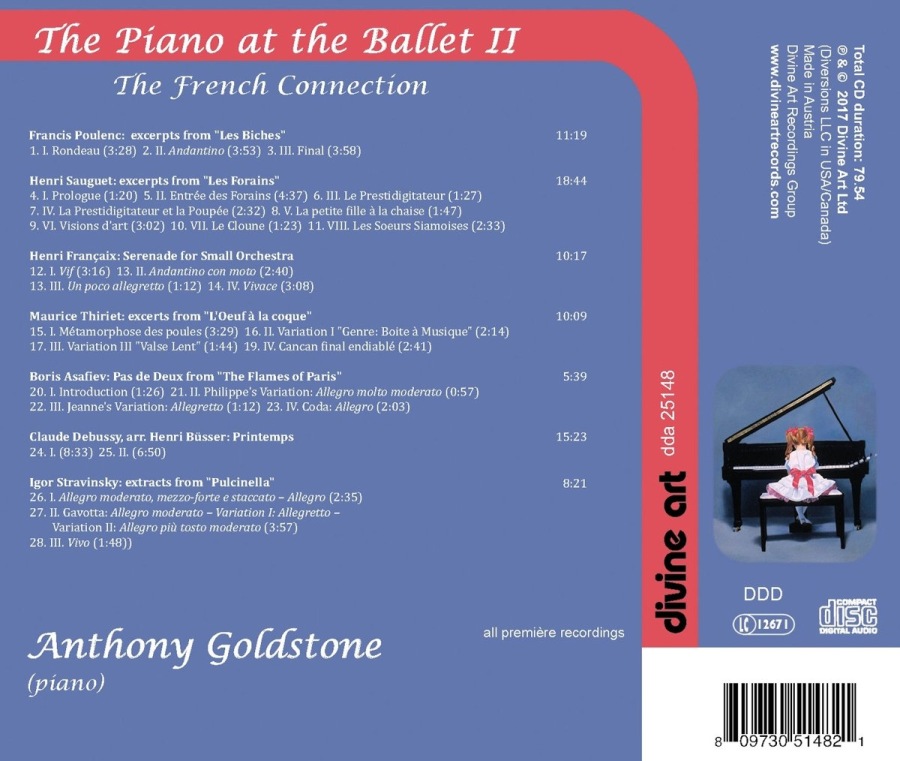 The Piano At The Ballet Vol. II - Poulenc; Debussy; Stravinsky; ... - slide-1
