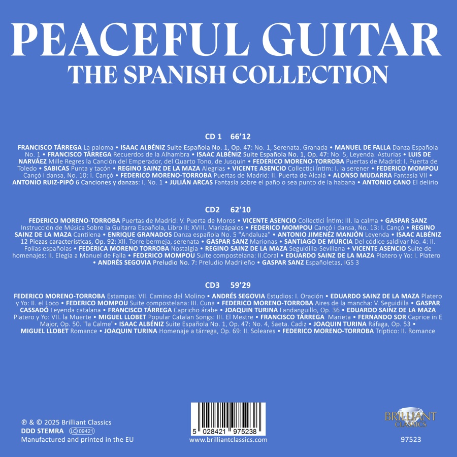 Peaceful Guitar: The Spanish Collection (Brilliant Budget Collection) - slide-1