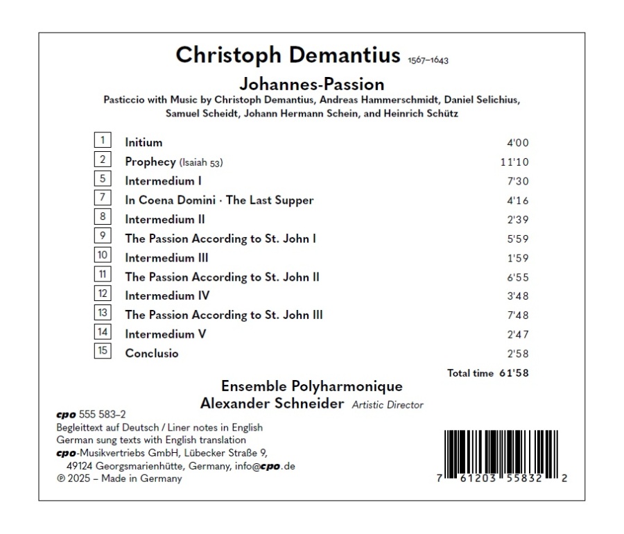 Demantius: Johannes-Passion - slide-1