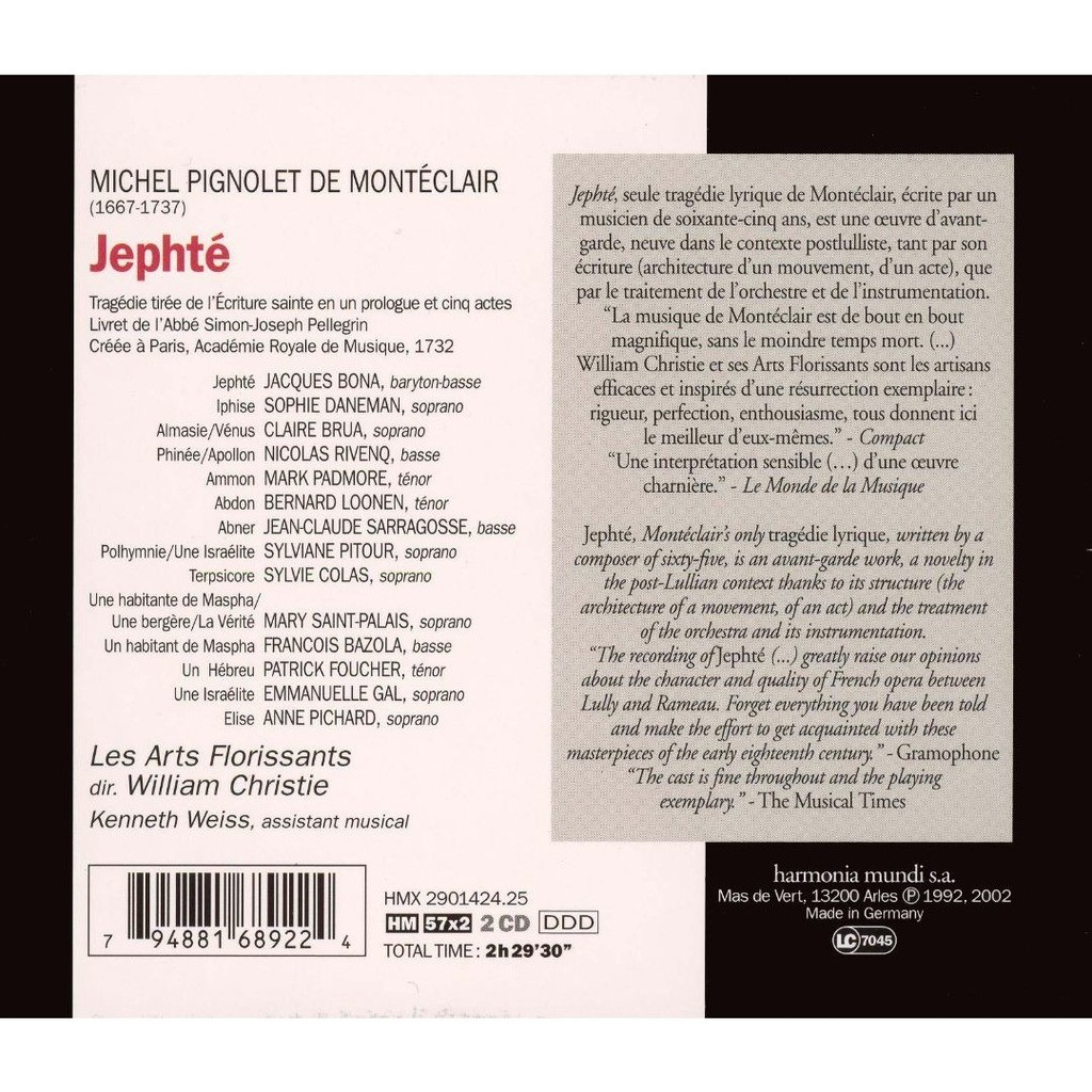 Monteclair: Jephte - slide-1