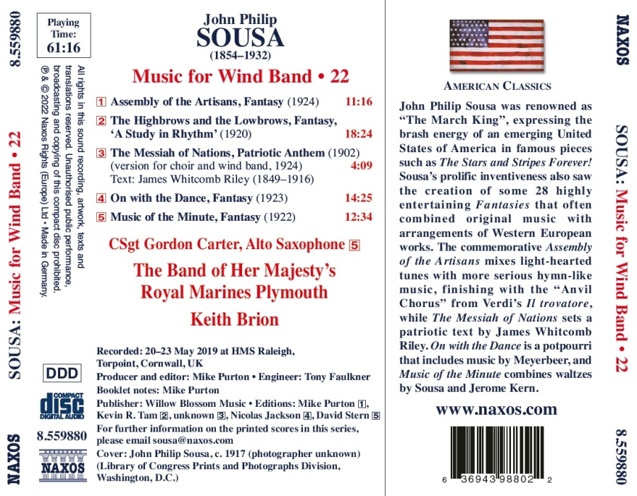 Sousa: Music for Wind Band Vol. 22 - slide-1