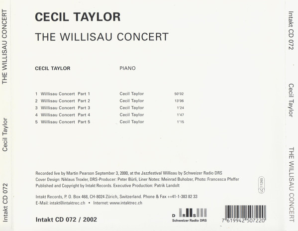 Cecil Taylor: Willisau Concert - slide-1