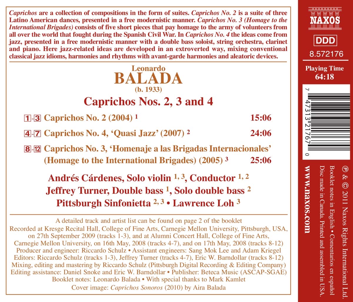BALADA: Caprichos Nos 2 , 3 , 4 - slide-1