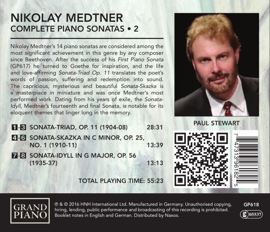 Medtner: Piano Sonatas Vol. 2 - slide-1