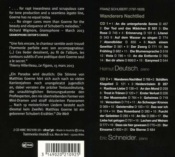 Schubert, Franz: Wanderers Nachtlied - slide-1