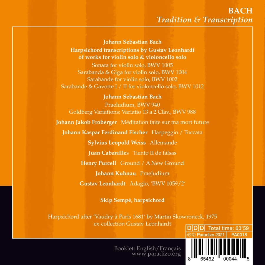Bach: Tradition & Transcription - slide-1