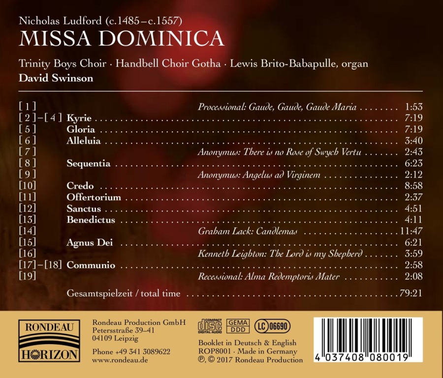 Ludford: Missa Dominica - slide-1