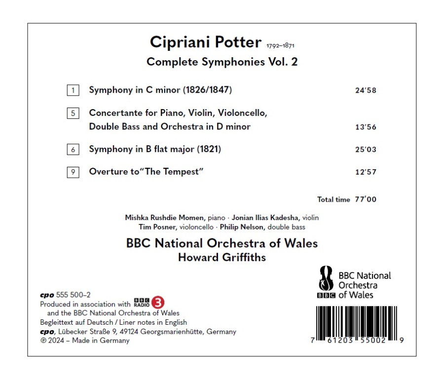 Potter: Complete Symphonies Vol. 2 - slide-1