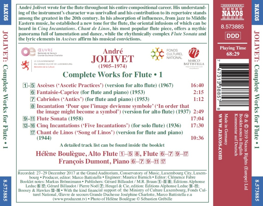 Jolivet: Complete Works for Flute Vol. 1 - slide-1