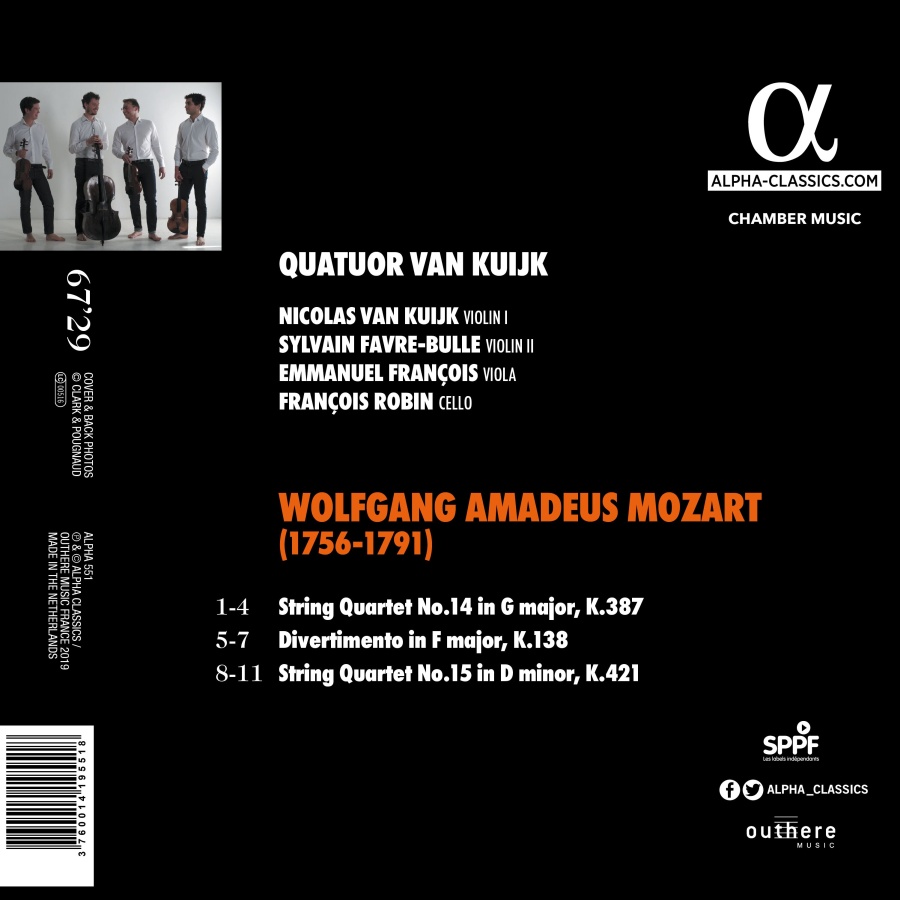 Mozart: Quartets; Divertimento - slide-1