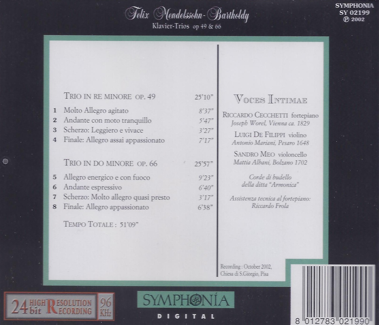 Mendelssohn: Klaviertrios Nr.1 & 2 - slide-1