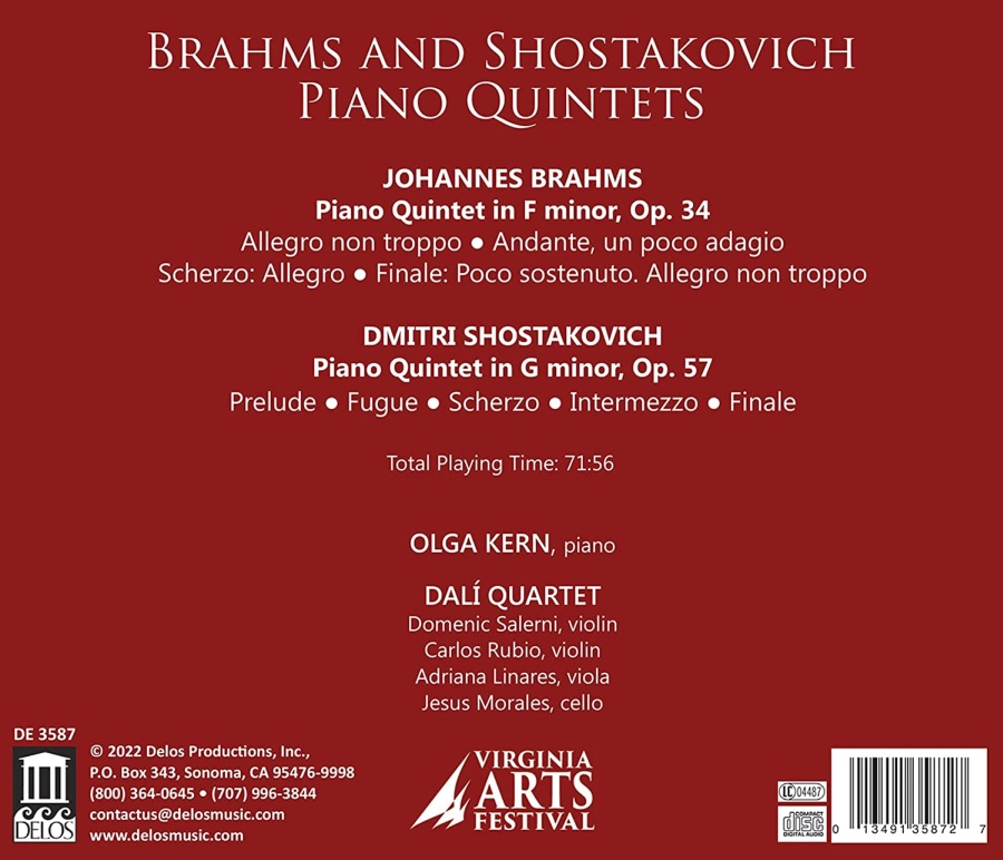 Brahms & Shostakovich: Piano Quintets - slide-1