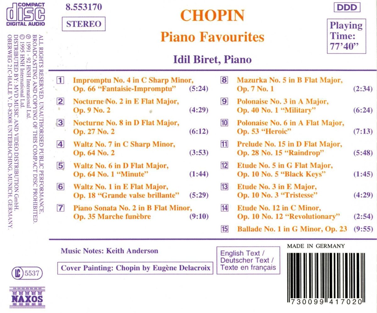 CHOPIN: Piano Favourites - slide-1