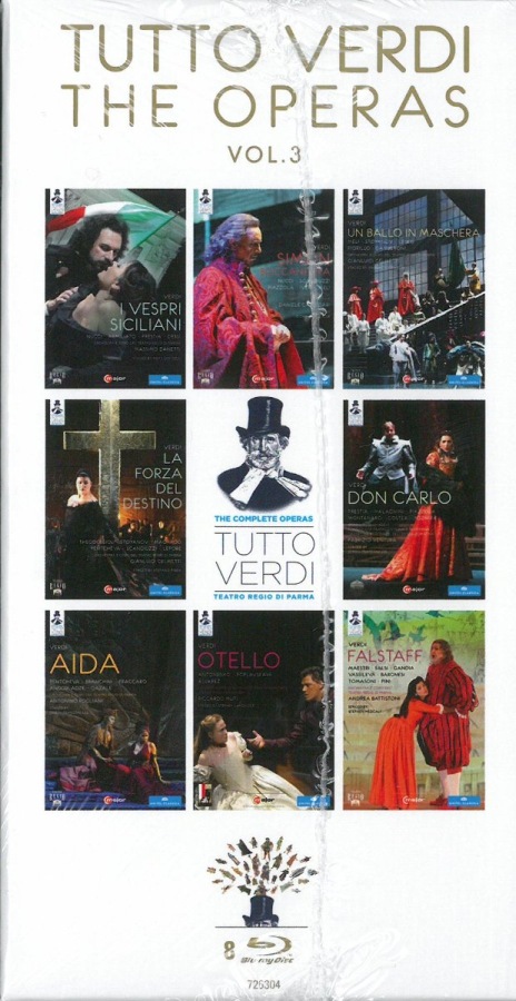 Tutto Verdi - The Operas Vol. 3, 1855-1893 I vespri siciliani, Simon Boccanegra, Un ballo in maschera, La forza del destino, Don Carlo, Aida, Otello, Falstaff - slide-1