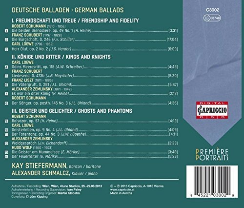 Deutsche Balladen - Schumann, Schubert, Liszt, Loewe, Wolf, ... - slide-1