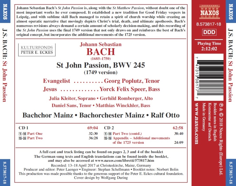 Bach: St John Passion (1749) - slide-1