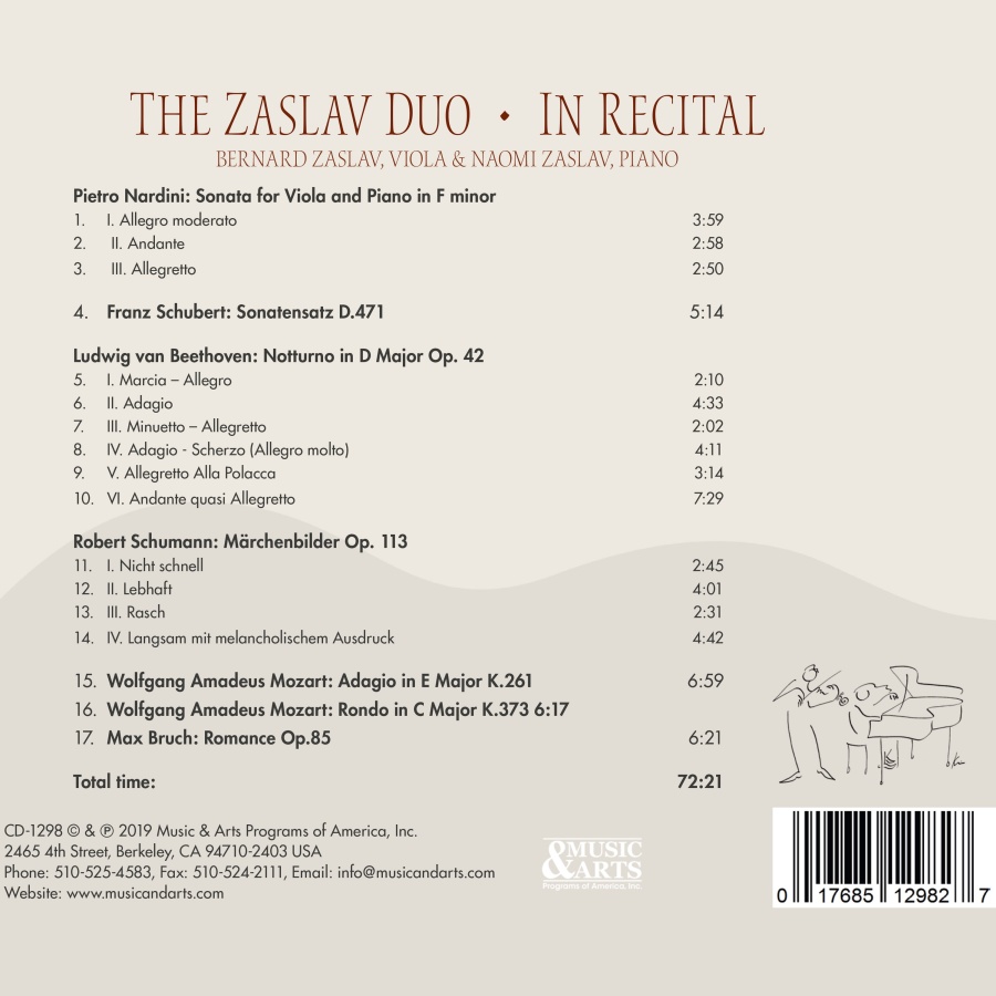 The Zaslav Duo in Recital - slide-1