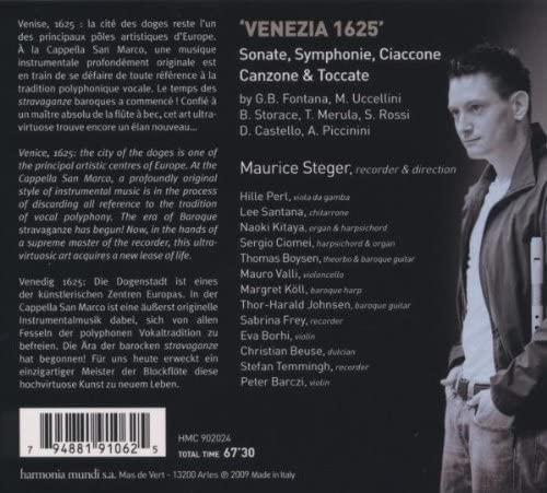 Venezia 1625 Sonate, canzone & Sinfonie de Castello  - slide-1
