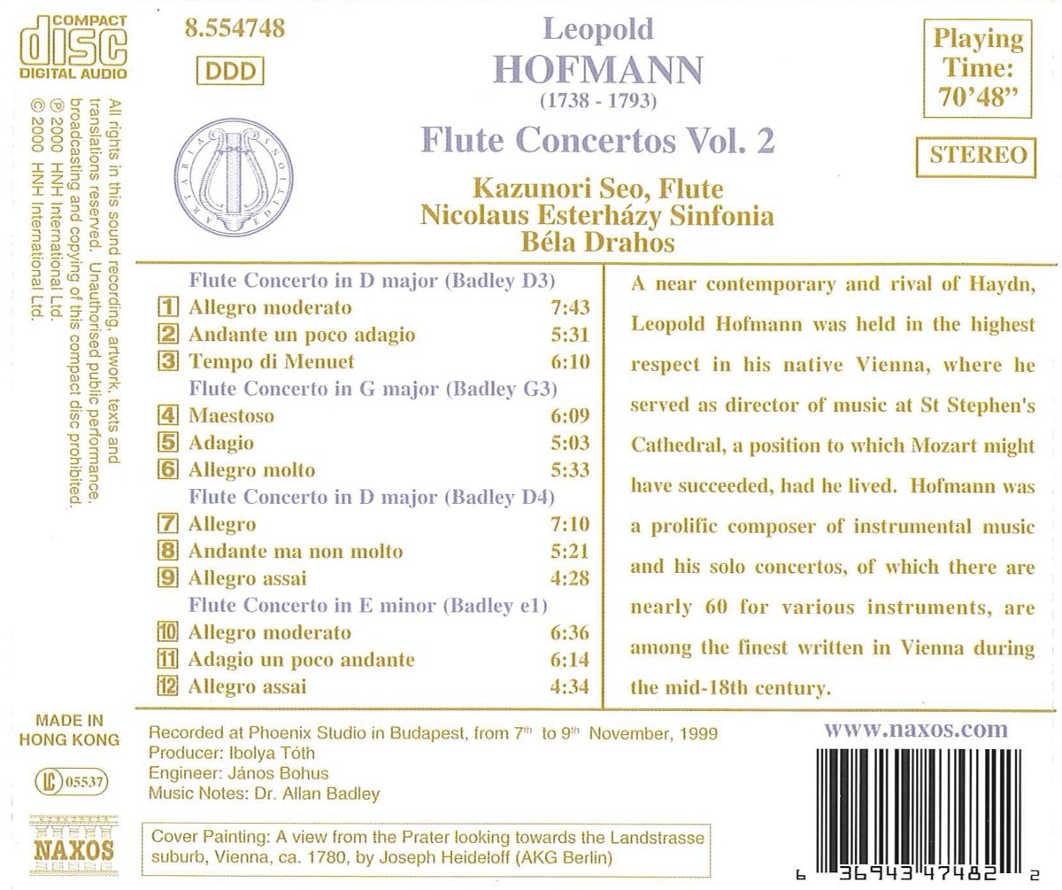 HOFMANN: Flute Concertos vol. 2 - slide-1