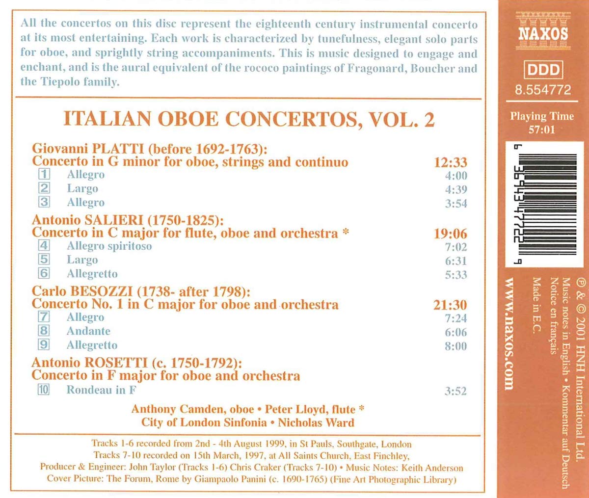 Italian Oboe Concertos, Vol. 2 - slide-1