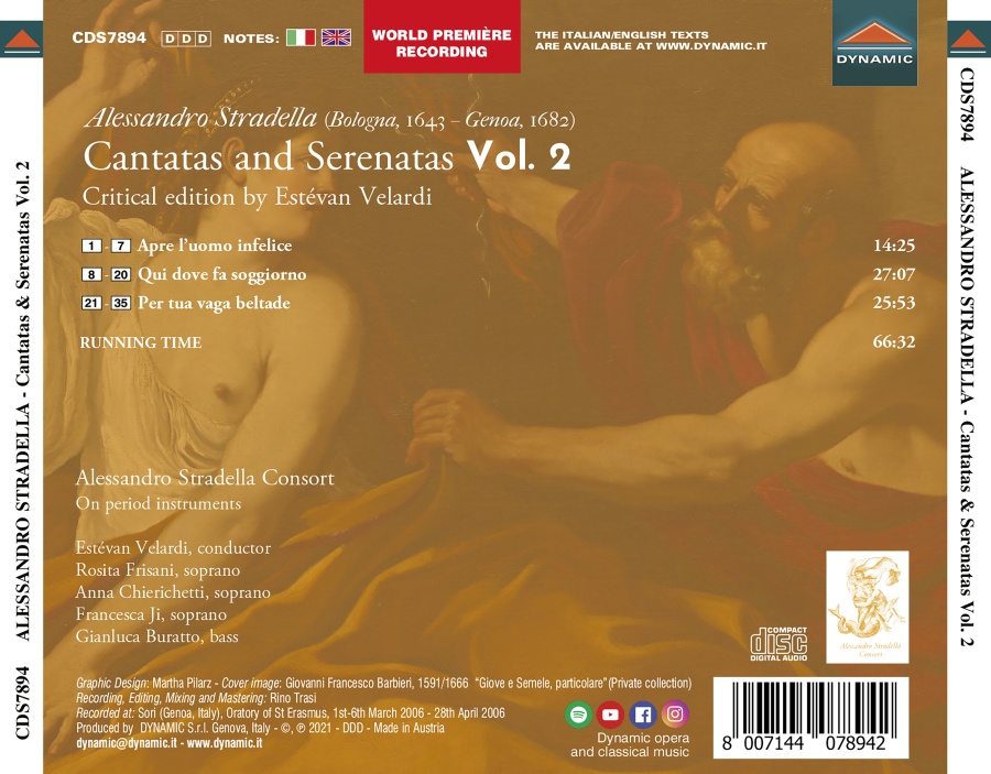 Stradella: Cantatas & Serenatas Vol. 2 - slide-1