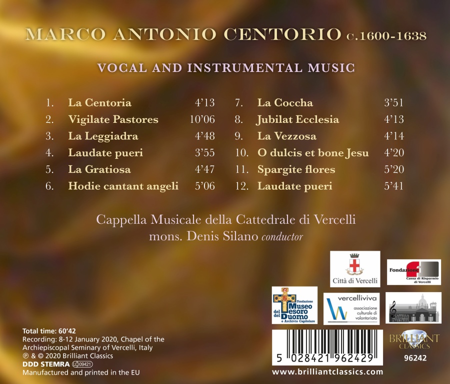 Centorio: Vocal and Instrumental Music - slide-1