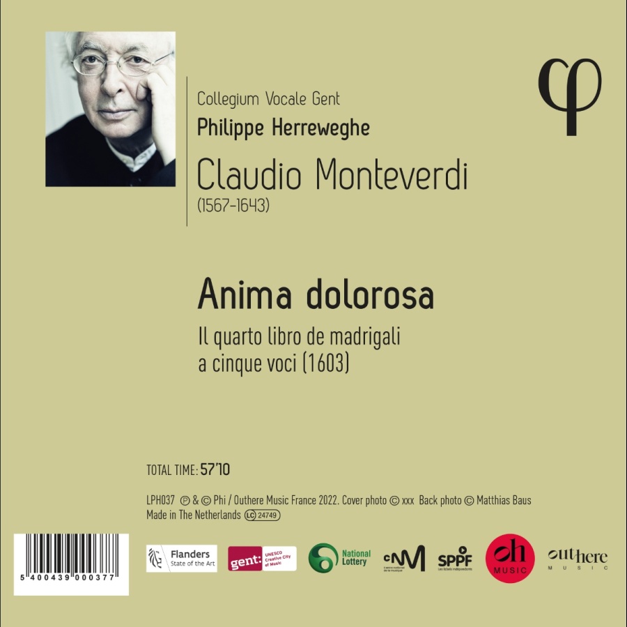 Monteverdi: Anima dolorosa -  Il quarto libro de madrigali - slide-1